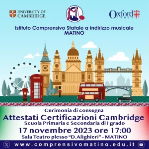 Consegna attestati Cambridge 2023 - 2024